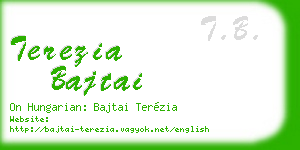 terezia bajtai business card
